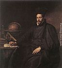 Charles Canvas Paintings - Portrait of Father Jean-Charles della Faille, S.J.